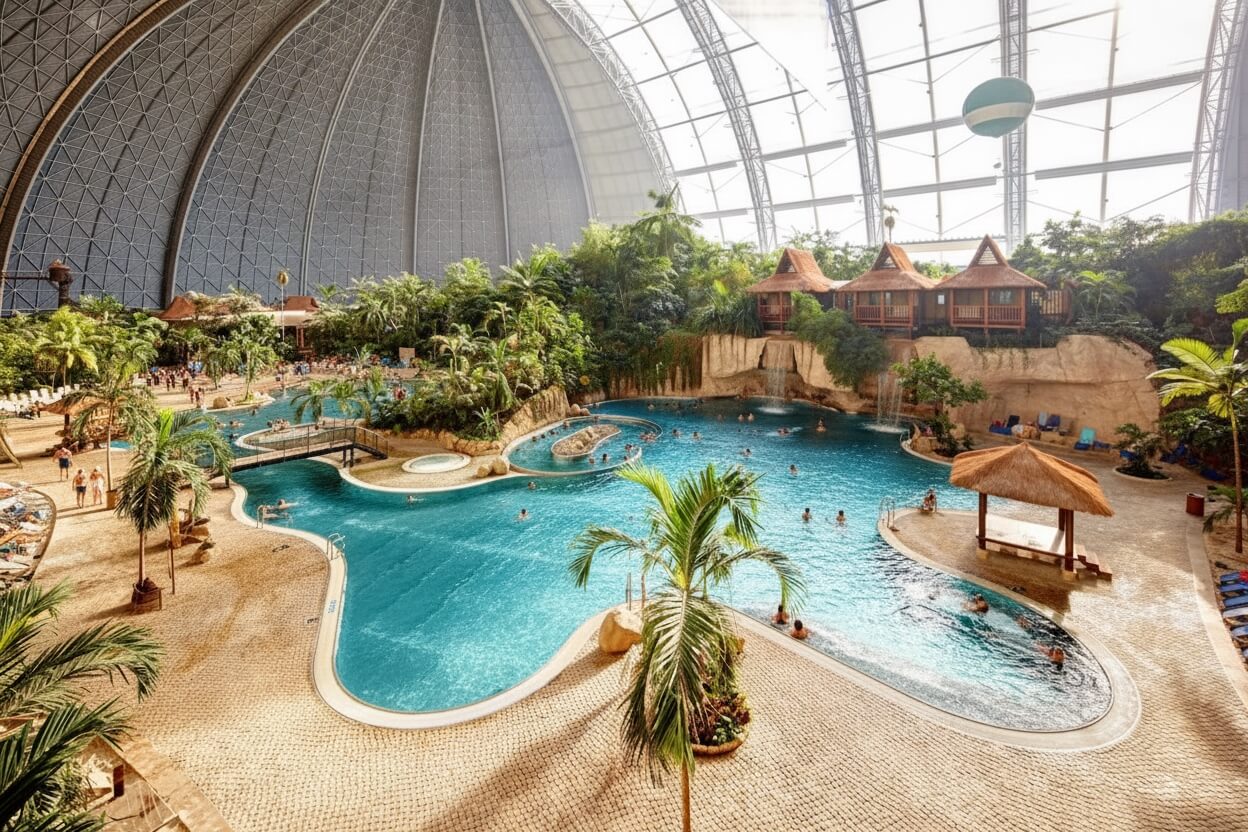 Laguna Tropical Island z palmami
